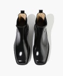 피렌체 아뜨리에(FIRENZE ATELIER) [비브람솔] 이중웰트 워커솔 스퀘어토 첼시부츠 8701 [BLACK BOX] - 223,200 | 무신사 스토어