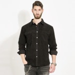 쩡스포츠 | 스트라이크(STRIKE) Classic Corduroy Pocket Shirt (Black) - 사이즈 & 후기 | 무신사