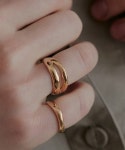 앙스모멍(EN CE MOMENT) Double Line Ring (baby ver.) (gold) - 73,000 | 무신사 스토어