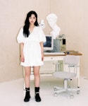 유어먼스 유어데이(YOURMONTH YOURDAY) 스티치 벌룬 원피스_화이트 - 사이즈 & 후기 | 무신사