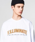 필루미네이트(FILLUMINATE) 유니섹스 오버핏 어빌리티 로고 티-화이트 - 19,500 | 무신사 스토어
