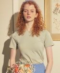 살롱 드 욘(SALON DE YOHN) Round Neck Basic T_ Light Green - 사이즈 & 후기 | 무신사