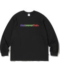디스이즈네버댓(THISISNEVERTHAT) T-Logo L/SL Top Black (002) - 49,000 | 무신사 스토어