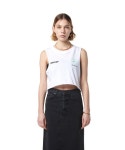 인프랩(INPREP) Globe Logo Crop Sleeveless (white) - 사이즈 & 후기 | 무신사