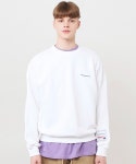 플리즈플리즈미(PLEASE PLEASE ME) signature sweatshirt_White - 47,200원 | 무신사 스토어