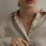 멜리본레인(MARYLEBONE LANE) Leather Pattern Necklace - 65,000원 | 무신사 스토어