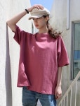 미니멀프로젝트(MINIMALPROJECT) 로버스트 헤비 오버핏 반팔티셔츠 MST127 [INDIE PINK] - 19,800 | 무신사 스토어