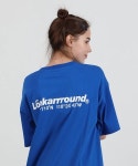 룩어라운드(LOOKARRROUND) 로케이션 로고 티 (코발트) - 사이즈 & 후기 | 무신사
