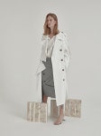 뮤제(MUSEE) Fieno Oversized Trench Coat_White - 사이즈 & 후기 | 무신사