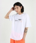 스테디콤마(STEADY COMMA) Rectangle logo SHORT SLEEVE T-shirt WHITE - 22,400원 | 무신사 스토어