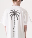 바스틱(VASTIC) 레터링 팜트리 티셔츠_아이보리 - 13,500 | 무신사
