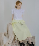 딜라이디(DELIDI) Cloud shirring long skirt (lemon yellow) - 72,000 | 무신사 스토어