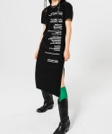 이에스씨 스튜디오(ESC STUDIO) Lettering dress (black) - 사이즈 & 후기 | 무신사