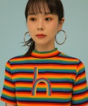 하이스쿨디스코(HIGH SCHOOL DISCO) 레인보우 에이치 반팔티 - 사이즈 & 후기 | 무신사