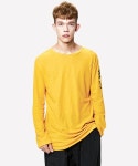 고니고니(GONIGONI) 19389 SEASON _ UNISEX LONG T-SHIRTS _ YELLOW - 86,000 | 무신사 스토어