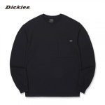 디키즈(DICKIES) 345 가먼트다잉 루즈핏 롱 슬리브 티셔츠 블랙 DSR3UTLT345 - 31,200 | 무신사 스토어