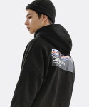 캠프사이드(CAMPSIDE) MOUNTAIN WAVE SIGNATURE OVERFIT HOODIE [BLACK] CHT201 - 58,800원 | 무신사 스토어