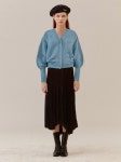 아이아이(EYEYE) CASHMERE BACK DETAIL CARDIGAN_L.BLUE (EETZ3CDR03W) - 사이즈 & 후기 | 무신사