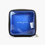 블랑블랙(BLANCBLACK) 투명 컬러 파우치 S [블루] - 사이즈 & 후기 | 무신사