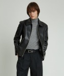 앤드로스(ANDROS) [ESSENTIAL] Trento Simple Leather Jacket - 사이즈 & 후기 | 무신사