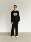 일일오구스튜디오(1159STUDIO) A2 OB POINT WIDE SWEATPANTS_BK - 58,000원 | 무신사 스토어