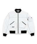 인터내셔널(THE INTERNATIIIONAL) INTL. MA-1 White - 210,000원 | 무신사 스토어