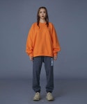 누벨바그 코리아(NOUVELLE VAGUE KOREA) 4 레이어 스웻셔츠_03_오렌지 - 사이즈 & 후기 | 무신사