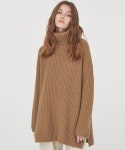 리디피(RIDIFI) CASHMERE PULLOVER TURTLE NECK_BROWN - 사이즈 & 후기 | 무신사