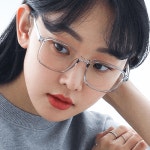일삼사엠엠(134MM) 뉴트로 사각라운드 시스루 그레이 블루라이트 차단렌즈 - 49,000원 | 무신사 스토어