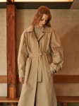 뮤제(MUSEE) OLMETEX Oversized Belted Trench Coat_Light Gray - 685,000 | 무신사 스토어
