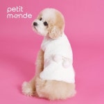 쁘띠몽드(PETIT MONDE) 밍크 퍼 스트링 베스트 화이트 - 후기 | 무신사