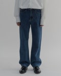 하이파이펑크(HIFIFNK) Wide Jeans_Washed Blue - 사이즈 & 후기 | 무신사
