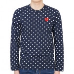 꼼데가르송(COMME DES GARCONS) 레드와펜 도트 AZ T166 051 2 남자 긴팔티셔츠 - 사이즈 & 후기 | 무신사