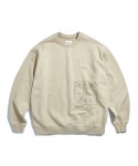 에스피오나지(ESPIONAGE) ESP Man Heavy Weight Sweat Shirt Bone - 사이즈 & 후기 | 무신사