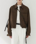 알렌느(HALEINESHOP) BROWN 3D detail wool short jacket(NJ006) - 사이즈 & 후기 | 무신사