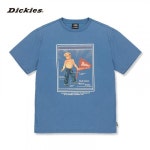 디키즈(DICKIES) 314 페이드아웃 미들핏 반팔티 블루 DSR2UTST314 - 사이즈 & 후기 | 무신사