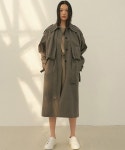 레미(LEMME) TWO-WAY LONG TRENCH COAT (CHARCOAL) - 284,000 | 무신사 스토어