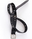 알렌느(HALEINESHOP) BLACK metal detail leather belt(NA001) - 사이즈 & 후기 | 무신사