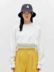 버브(VERVE) COTTON RIBBED HEM SWEATSHIRT_IVORY - 사이즈 & 후기 | 무신사