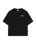 워크슬로우(WALKSLOW) 슬로우 로고 반팔 티셔츠 BLACK - 39,900 | 무신사 스토어