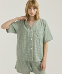 조스라운지(JOS LOUNGE) [모달] (w) Peppermint Short Pajama Set - 사이즈 & 후기 | 무신사