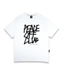 피스오프클럽(PEACE OFF CLUB) 태깅_로고 티셔츠 화이트 - 사이즈 & 후기 | 무신사