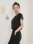 그란데라인(GRANDE LINE) 컴포터블 이지 숏 슬리브 블랙 - 8,700 | 무신사 스토어