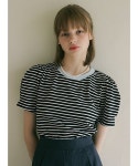 모어댄라이크(MORE THAN LIKE) STRIPE SHORT SLEEVE T-SHIRT - BLACK - 사이즈 & 후기 | 무신사