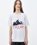 더 로켓(THE ROCKET) R MIMI GRAPHIC T-SHIRT_GREY - 사이즈 & 후기 | 무신사
