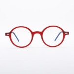 알로아이웨어(ALO EYEWEAR) [ALOXROUNZ] The air ARA5103 C4 초경량 라운드 오버사이즈 투명 레드 안경테 - 사이즈 & 후기 | 무신사