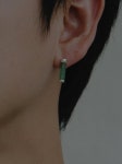 이스트인디고(EASTINDIGO) Cylinder jade earrings - 76,000 | 무신사 스토어
