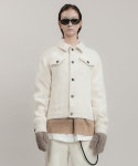 애드오프(ADDOFF) STRIPE FEATHER JACKET IVORY - 사이즈 & 후기 | 무신사