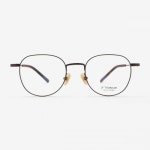 알로아이웨어(ALO EYEWEAR) [ALOXROUNZ] ARA8111 C4 미니멀 티타늄 클래식 브라운 스퀘어 안경 - 사이즈 & 후기 | 무신사