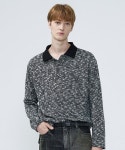 마틴플랜(MARTIN PLAN) Collar Pullover Knit - BLACK - 39,200 | 무신사 스토어